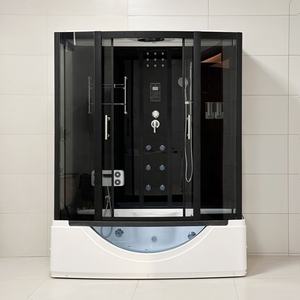Cabine de <span class=keywords><strong>douche</strong></span> hammam préfabriquée, unité de <span class=keywords><strong>douche</strong></span> <span class=keywords><strong>capsule</strong></span>, bain de massage spa, sauna prêt à l'emploi - Product Image 2