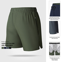 Shorts pour hommes à séchage rapide, respirants, anti-plis, amples, grande taille, sport décontracté, en Spandex/Polyester, taille élastique