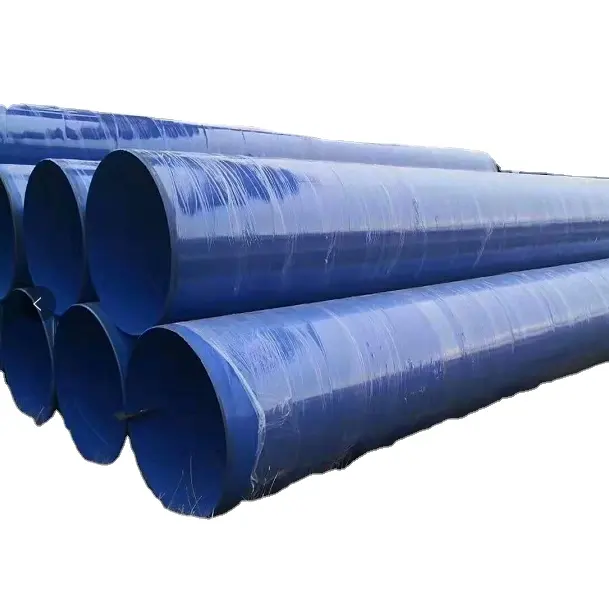 PE coated steel pipe Epoxy powder coated steel pipe for Underground and damp proof