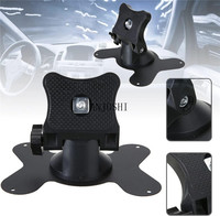 Support d'écran avec base papillon, adhésif double face, cadre en fer, pour moniteur de voiture, caméra de recul, caméra de tableau de bord