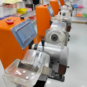 Máquina HXZY de pressão de botão de pressão automática, prendedor servo portátil para aplicar pressões, máquina de fazer botões