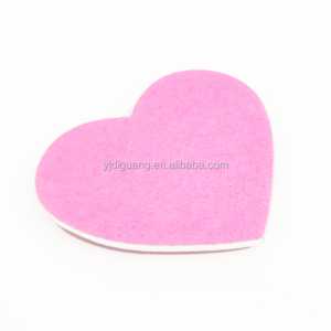 Tùy Chỉnh Màu Hồng Dùng Một Lần Nail Tập Tin Hình Trái Tim In Ấn Chuyên Nghiệp Hai Mặt Miếng Bọt Biển Đệm Cá Nhân Grit Emery - Product Image 4