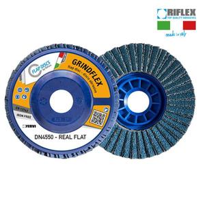 Disco de Láminas Abrasivo FERVI GRINDFLEX REAL FLAT OEM, Medio-Alto, Carburo de Silicio, Óxido de Aluminio, Cerámica, Acero - Product Image 1