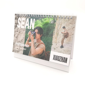 2025 Bán Buôn Tùy Chỉnh Lớn Đôi Cuộn Dây Bìa Cứng Máy Tính Để Bàn Lịch Thiết Kế Mới In Ấn Bàn Đồ Trang Trí - Product Image 3