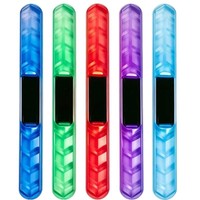 Guli Bande de protection anti-collision pour portière de voiture, éclairage de position 12V, OE 5Q0907348, avec capteur d'ambiance lumineuse dynamique multicolore et fonction d'avertissement