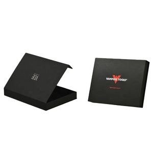 Custom Logo Printing Luxury Paper Cardboard Hot Stamping Magnetic Closure Gift Box With Magnetic Lid