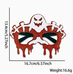 Gafas de Halloween Divertidas con Diseño de <span class=keywords><strong>Fantasma</strong></span>, Calabaza y Murciélago para Niños, Ideales para Parques de Diversiones, Centros Comerciales y Noches de Halloween, Monturas de Gafas para Fotos - Product Image 1