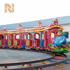 <span class=keywords><strong>Tren</strong></span> Turístico Mini Premium <span class=keywords><strong>de</strong></span> Acero con Temática <span class=keywords><strong>de</strong></span> Elefantes para 14 Personas, con Vía <span class=keywords><strong>de</strong></span> 40m - Equipo para Parques y Jardines - Product Image 3