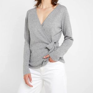 كيمونو كشمير مريح/فاخر/للراحة/عالي الجودة من منغوليا، زي نسائي، كارديجان قصير ملفوف - Product Image 2