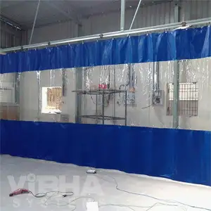 China Manufacturer Transparent PVC Garage Door Car Wash Curtains