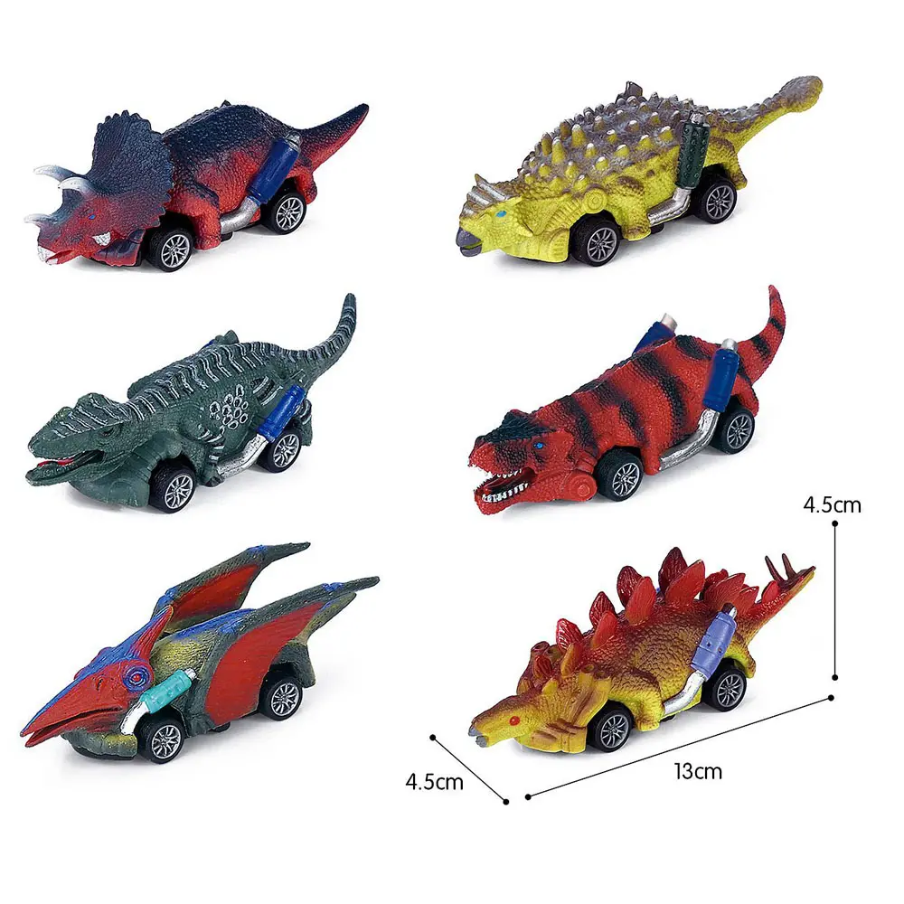 on-line Hot sales Dinosaur Toys Pull Back Cars Mini Animal Push Back Cars Vehicles Monster Truck Dinosaur Games with T Rex