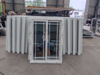 Ventana Corredera Horizontal de PVC Estilo Americano, Vidrio Templado Tintado, Mosquitera, Insonorizada, para Exteriores, Villas y Hoteles