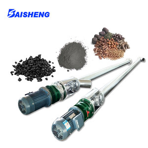 Có thể điều chỉnh tốc độ thép không gỉ vít băng tải tời loader nghiêng dọc ống tời cho bột vật liệu - Product Image 3