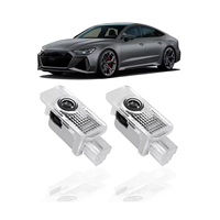 Nouveau projecteur LED 12V haute luminosité pour logo de voiture, éclairage de bienvenue de porte, installation facile pour Audi 2025
