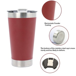 Vaso Térmico Personalizado con Logotipo, de Acero Inoxidable 304, Aislado al Vacío, Ecológico, de 20 oz, <span class=keywords><strong>para</strong></span> Cerveza - Product Image 3