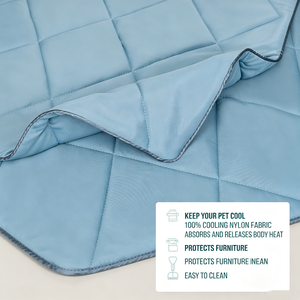 Dog Cooling Mat Cooling Mat for Dogs Machine Washable Dog Cooling Mat Foldable Cooling Blanket for Dogs Self Cooling Pet Bed <b>Pad</b> - Product Image 5