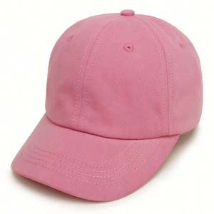Gorras de Béisbol de Algodón Lisas al por Mayor para Niños, Gorras de Sol para Bebés y Niños Pequeños, Gorras de Béisbol de 6 Paneles con Parte Superior Suave - Product Image 6