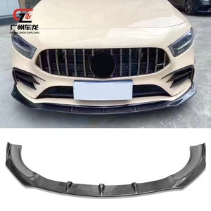 Lèvre avant en fibre de carbone pour <span class=keywords><strong>Mercedes</strong></span> Benz Classe A W177 A200L A35 <span class=keywords><strong>A45</strong></span> 2019-<span class=keywords><strong>2023</strong></span> Bodykit Diffuseur Accessoire Extérieur Usine Directe - Product Image 2