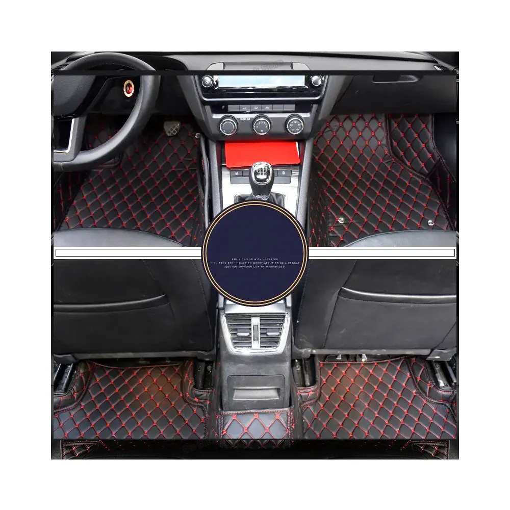 Lederen Auto Vloermatten Voor Skoda Octavia A7 A5 2 3 Accessoires Tour Rs Mk3 2004-2020 2010 2011 2018 2019 2008 2009 2008 2007 Mat