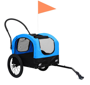 Portable 2-in-1 Bike Trailer Jogging <b>Stroller</b> for <b>Pet</b> Baby Camping Walking Traveling Hiking Biking Durable Dog Carrier 80kg - Product Image 5