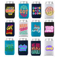 Fundas Aislantes Impermeables de Neopreno para Latas de 12 oz, para Bebidas, Personalizables por Sublimación, al por Mayor