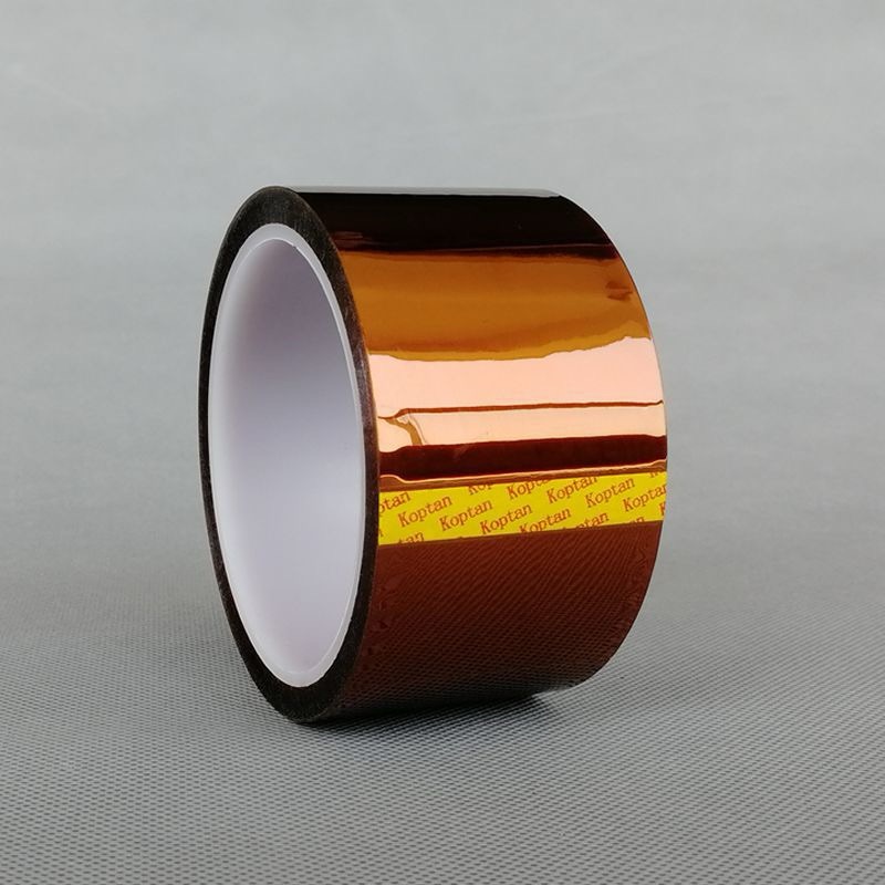 Amber Polyimide Silicone Self-Adhesive Tape High Temperature Resistant Heat Press Sublimation No-Residual for Packaging Labels