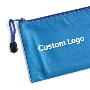 Reusable Waterproof Storage Pouch Custom Brand Logo Multi Purpose Travel Organizer Bag for School Office Cosmetic Accessories - Product Image 4