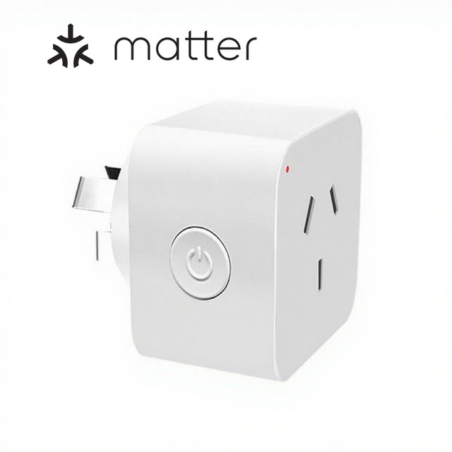 Matter AU Smart Plug Australian Standard ABS Plastic Energy Monitor WiFi Voice Control Homekit Google Home for