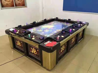 Borne de jeu de pêche Betwin Fish Video 55 pouces pour 8 joueurs, avec plateau de jeu IGS, en métal et à monnayeur