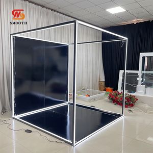 Cadre de toile de fond détachable personnalisé SMOOTH, arche décorative en acier inoxydable pour événement de mariage - Product Image 1