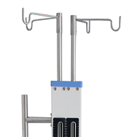 Tour de lavage médical à double canal MT Medical avec assistance électrique, couvercle anti-poussière en ABS, plateau en acier thermolaqué pour hôpital