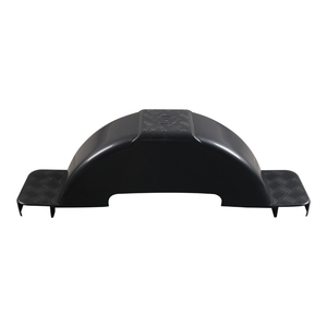 Garde-boue de remorque noir de 14 "ou garde-boue empêche les éclaboussures de boue, la saleté et les pierres, protège la <span class=keywords><strong>peinture</strong></span> des rayures et de la corrosion - Product Image 6