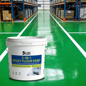 <span class=keywords><strong>Pintura</strong></span> <span class=keywords><strong>para</strong></span> Pisos 3 en 1 con Aplicación en un Solo Paso, Acabado Mate de Alto Brillo, Impermeable y Resistente al Desgaste <span class=keywords><strong>para</strong></span> Concreto, Garaje, Almacén - Product Image 1