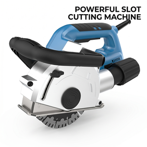เครื่องเซาะร่องผนังอุตสาหกรรม 1600W รุ่นโรงงาน ล้อ 150 มม. ความจุ 42 มม. เครื่องเซาะร่องอิฐไฟฟ้า (เฉพาะตัวเครื่อง) - Product Image 2