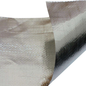 Rạng rỡ rào cản gia cố nhôm lá/Kim phim được hỗ trợ <span class=keywords><strong>poly</strong></span> dệt phản chiếu cách nhiệt màng - Product Image 6