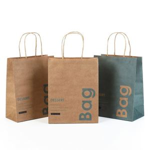 Sac en papier artisanal pour petits cadeaux, 100 % recyclable, écologique, avec poignée renforcée et votre propre logo - Product Image 2