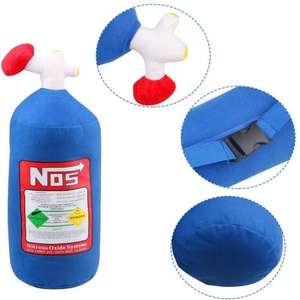 Nuevo Juguete de Peluche Botella de Óxido <span class=keywords><strong>Nitroso</strong></span> NOS, Almohada Rellena Suave, Cojín JDM, Regalos, Decoración <span class=keywords><strong>para</strong></span> Coche, Reposacabezas, Respaldo, Cuello del Asiento - Product Image 4