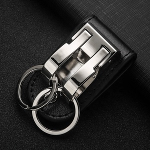 Portachiavi da <span class=keywords><strong>uomo</strong></span> in vita da <span class=keywords><strong>uomo</strong></span> all'ingrosso che appende portachiavi per <span class=keywords><strong>auto</strong></span> in metallo in vera pelle - Product Image 5