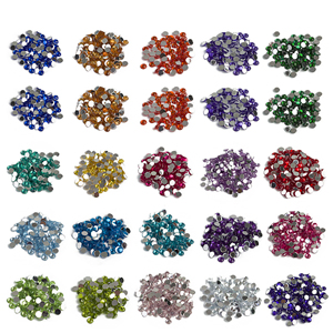 SONGWOO 2.8mm cristallo rotondo ricamo colore strass pittura diamante vendita mosaico pietra resina fabbricazione regalo - Product Image 2