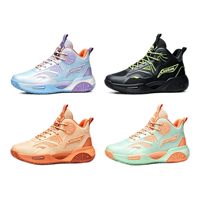 Chaussures de sport de basketball en TPU et EVA, amortissantes, rehaussantes, en maille respirante, pour terrain en ciment