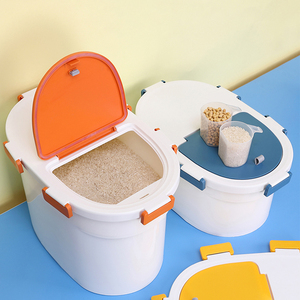 Stockage en plastique hermétique <span class=keywords><strong>de</strong></span> nourriture <span class=keywords><strong>de</strong></span> <span class=keywords><strong>cuisine</strong></span> <span class=keywords><strong>de</strong></span> 10L 17L en gros bon marché - Product Image 6