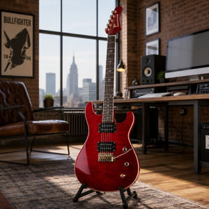 Guitarra Elétrica EARTHGRACE B-180 por Atacado, Instrumento de Cordas de Alta Qualidade, Guitarra Elétrica de 6 Cordas Barata - Product Image 2