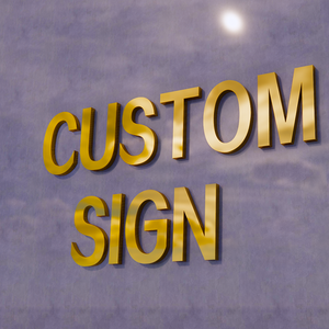 Insegna Pubblicitaria Personalizzata, Lettere in Ottone, Lettere Metalliche Dorate, Insegna <span class=keywords><strong>da</strong></span> <span class=keywords><strong>Parete</strong></span> in <span class=keywords><strong>Metallo</strong></span> per Esterni, Logo Personalizzato in Oro Rosa per Interni - Product Image 2