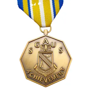 Медали от производителя run fun run, медаль с сублимированной лентой, Серебряная пластиковая коробка для медали