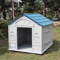 Offre Spéciale – Maison pour Chien et Chat d'Extérieur en Plastique, Luxe Moderne, Grande Capacité, Durable, Personnalisable, Robuste, Étanche et Écologique, avec Impression