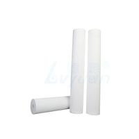 Filtres à eau industriels en plastique PE cylindriques blancs à surface lisse pour fabricants, 1-20 microns, 200 L/heure, traitement de l'eau