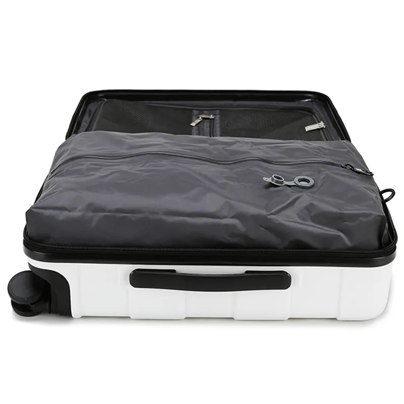 PC bagaj bavul usb portu ile vakum sıkıştırma astar hava geçirmez çanta ile boyutta taşımak