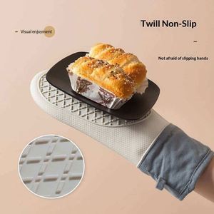 Guantes de Silicona para Horno de Microondas, Gruesos, Anti-Quemaduras, Resistentes a Altas Temperaturas, Aislantes del Calor, 27.5cm, Diseño Panda - Product Image 3