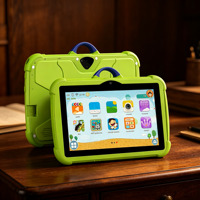 Nouvelle tablette PC pour enfants de 7 pouces avec écran tactile capacitif tout-en-un, mémoire 16 Go, prise en charge USB, processeur éducatif WIFI