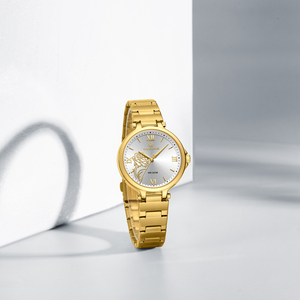 NAVIFORCE <span class=keywords><strong>Montre</strong></span> 5060 <span class=keywords><strong>Montre</strong></span> Femme <span class=keywords><strong>Montre</strong></span>-Bracelet Luxe Or Dames Bracelet Acier Inoxydable Classique Mode Femme Horloge - Product Image 3